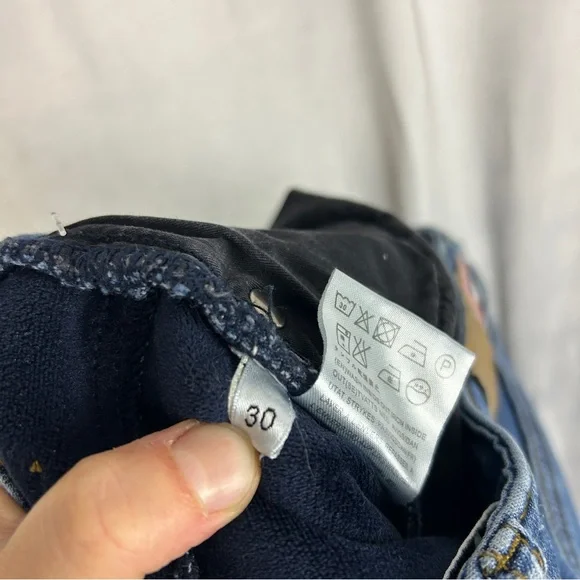 Acne Blue Straight Leg Jeans - Picture 4 of 6